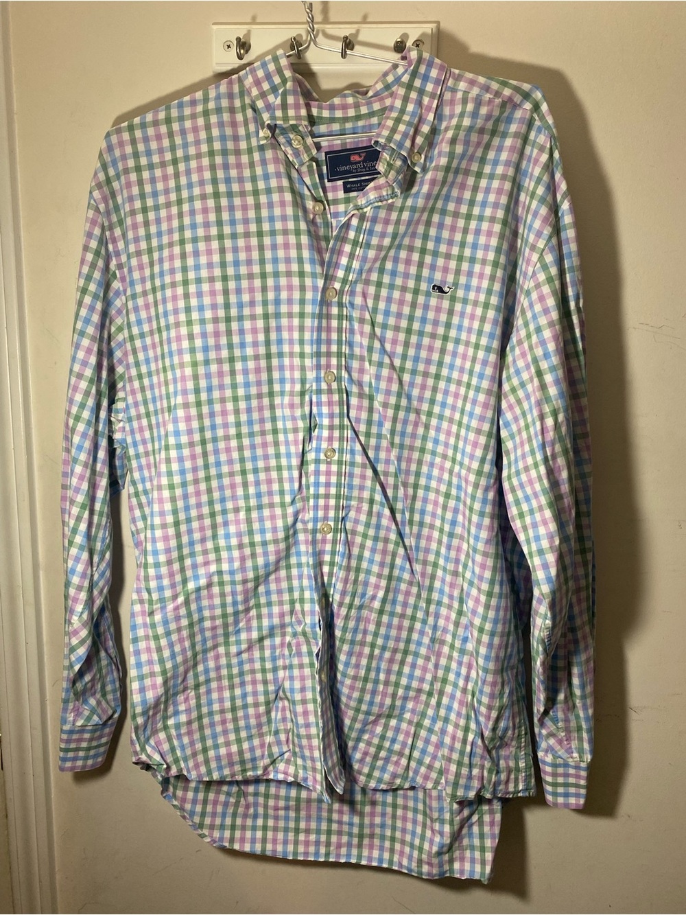 Vineyard Vines Pastel Multi-Check Button-Down Shirt